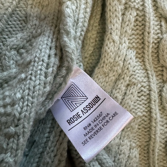 Rosie Assoulin Thousand in One Ways Sweater in green size Small - Picture 9 of 11